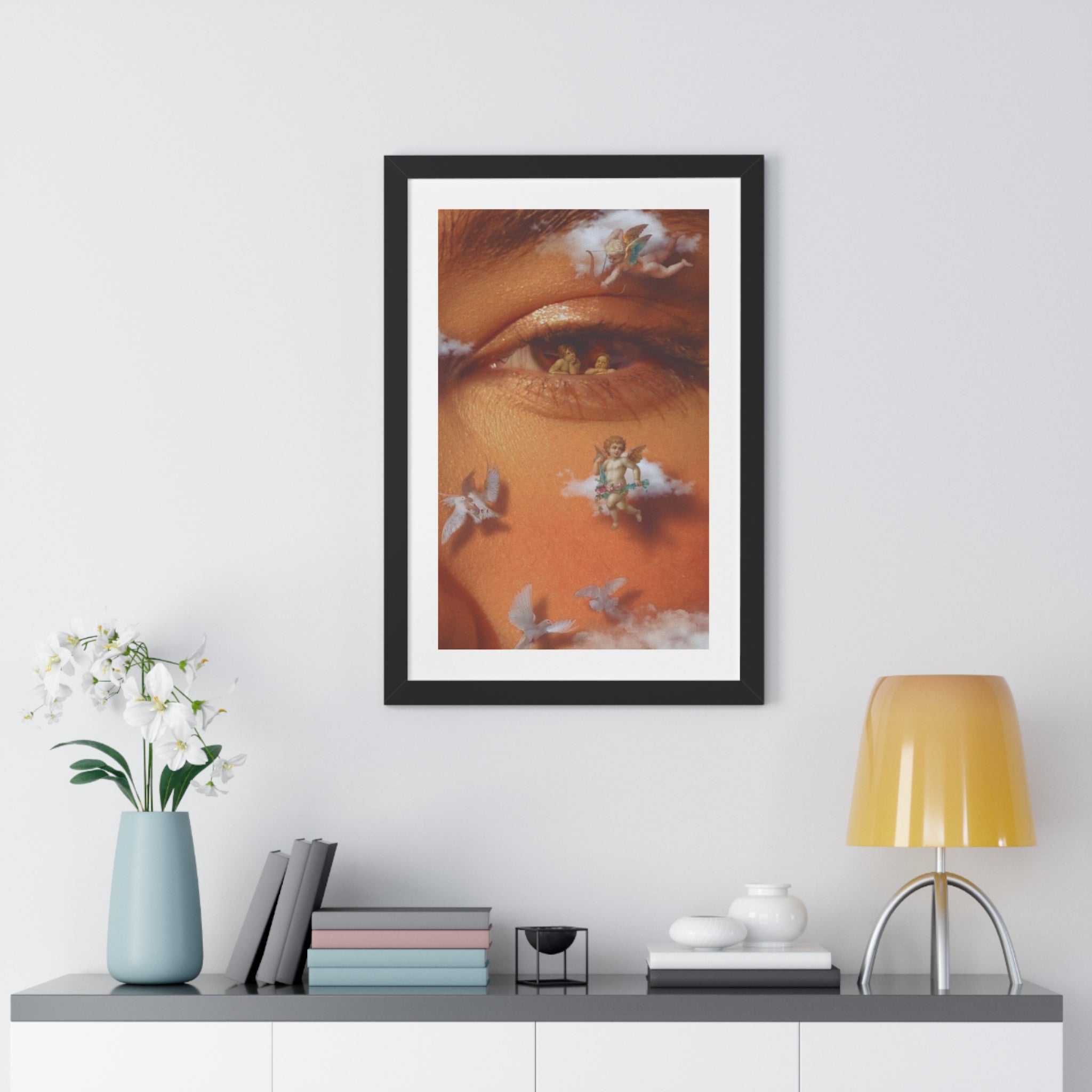 "Angel eyes" Framed Poster