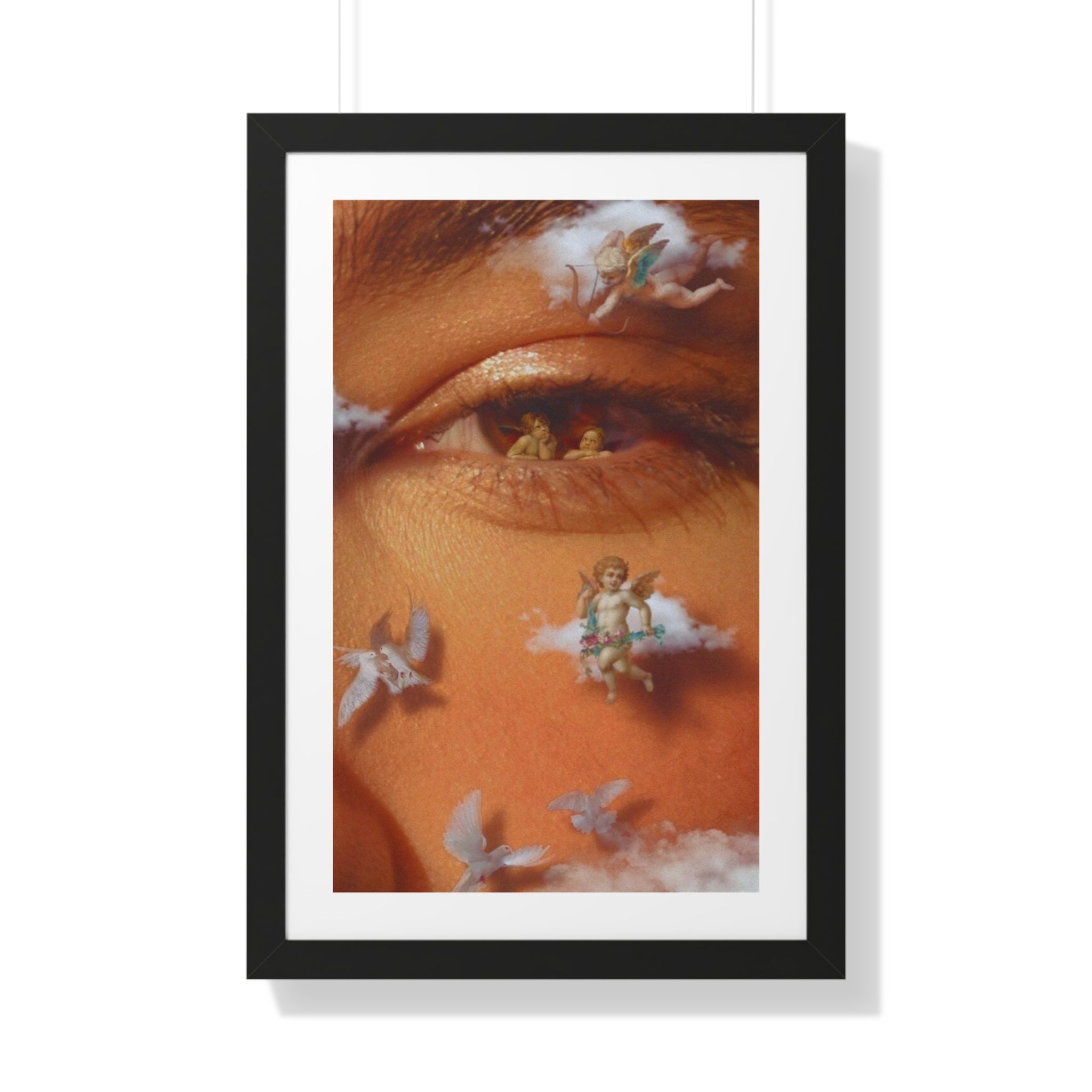 "Angel eyes" Framed Poster