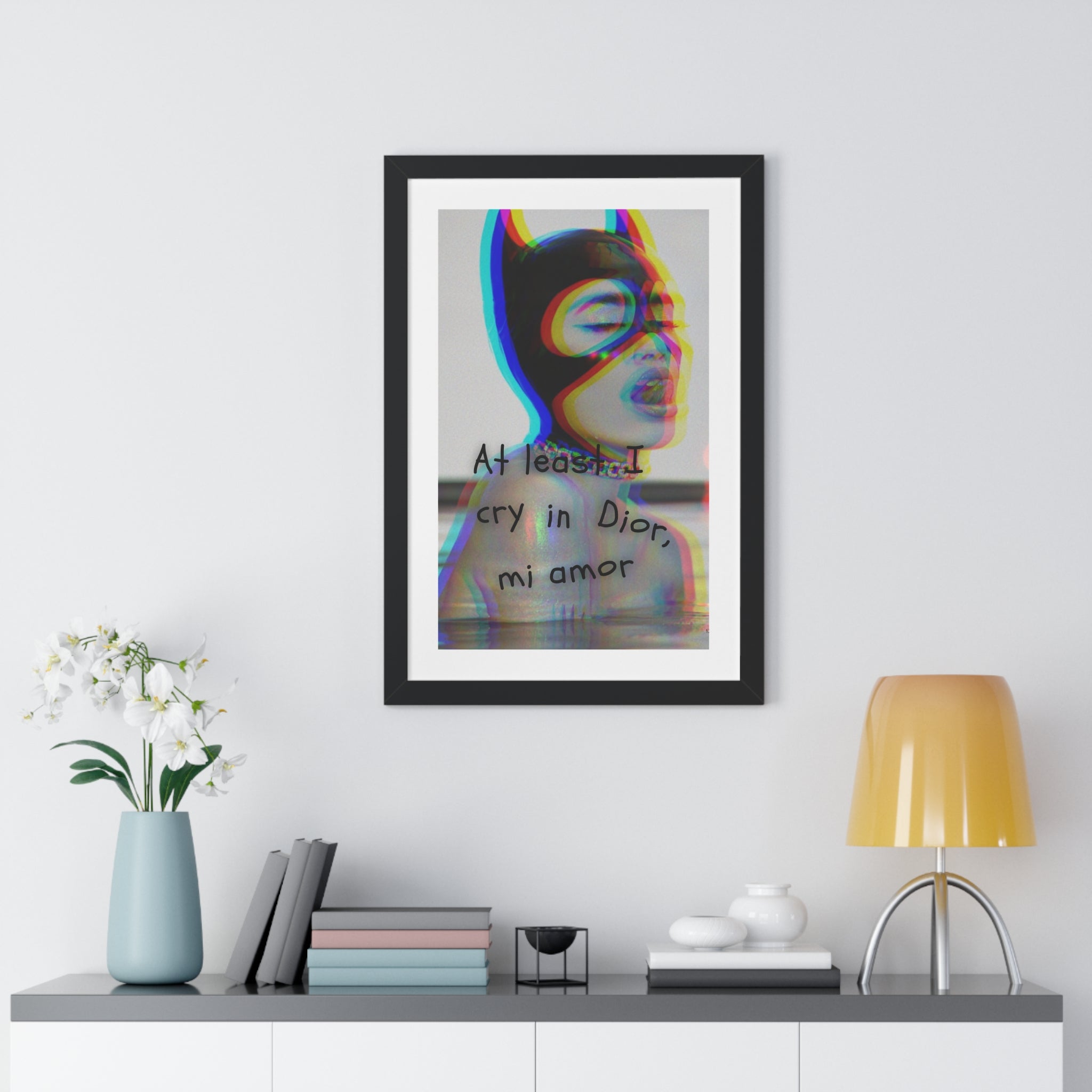 "Mi amor" Framed Poster