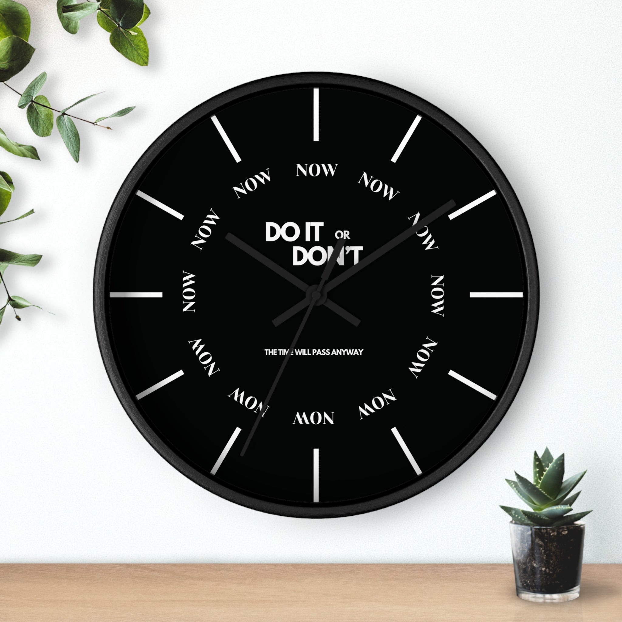 "Do i't or don't" Wall Clock