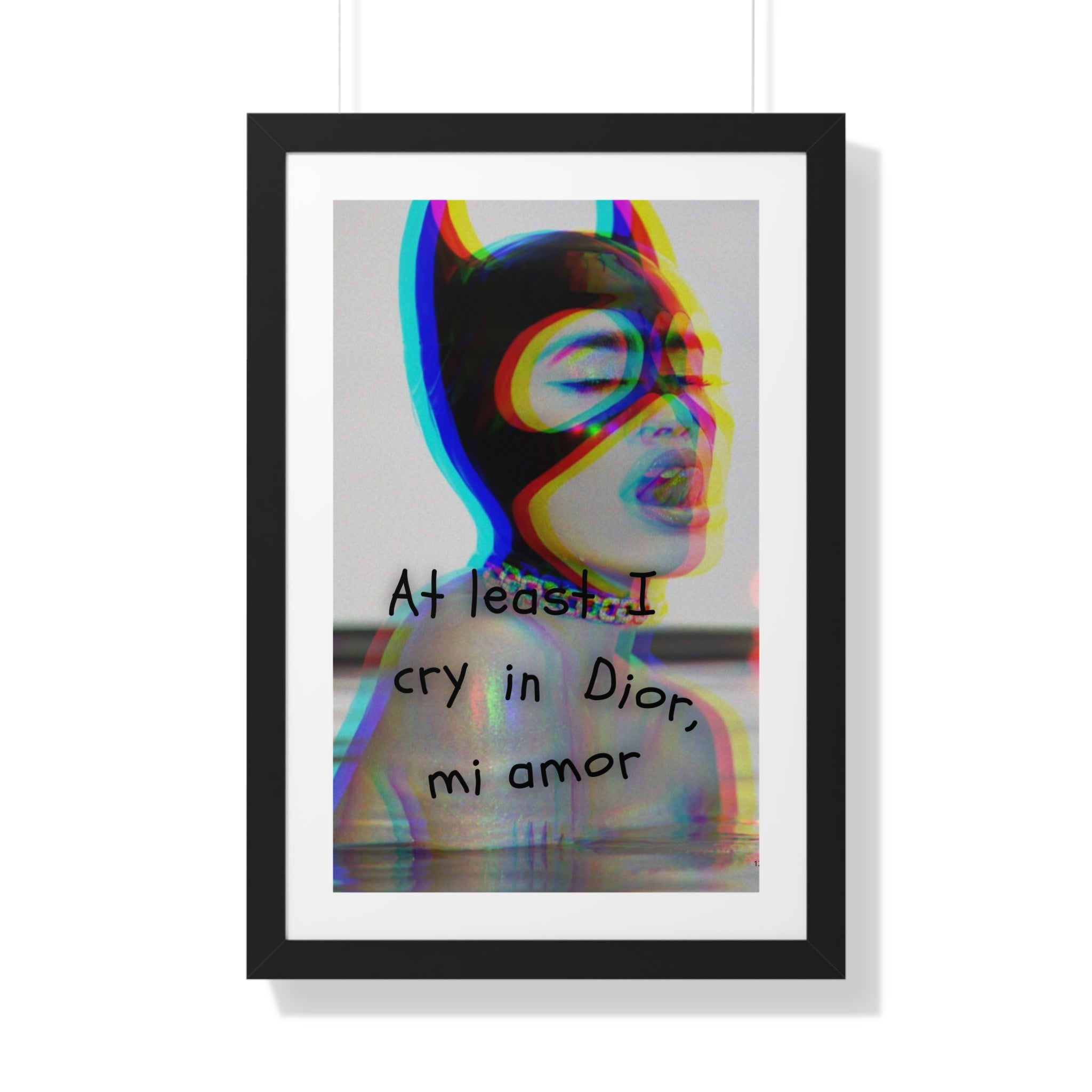 "Mi amor" Framed Poster