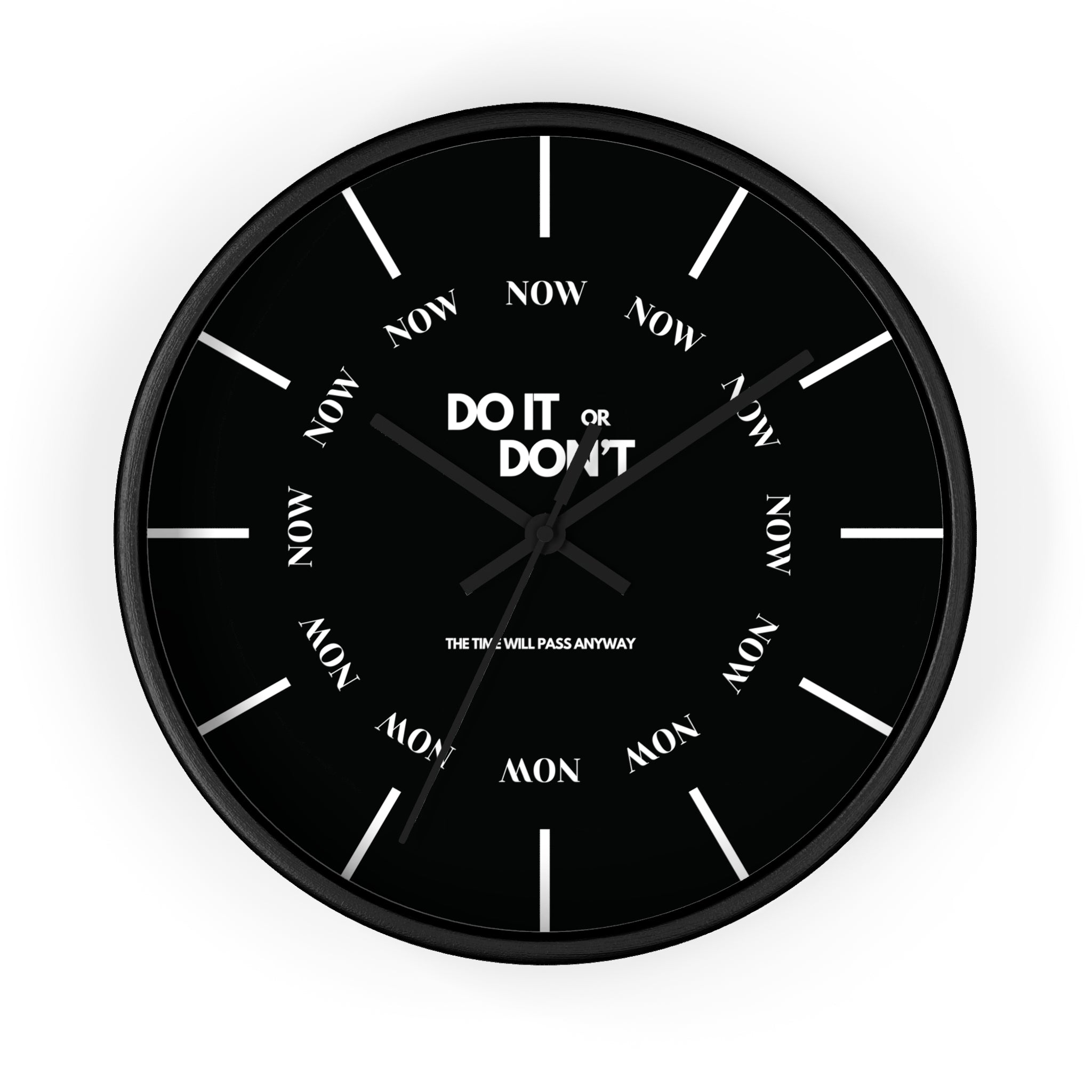 "Do i't or don't" Wall Clock