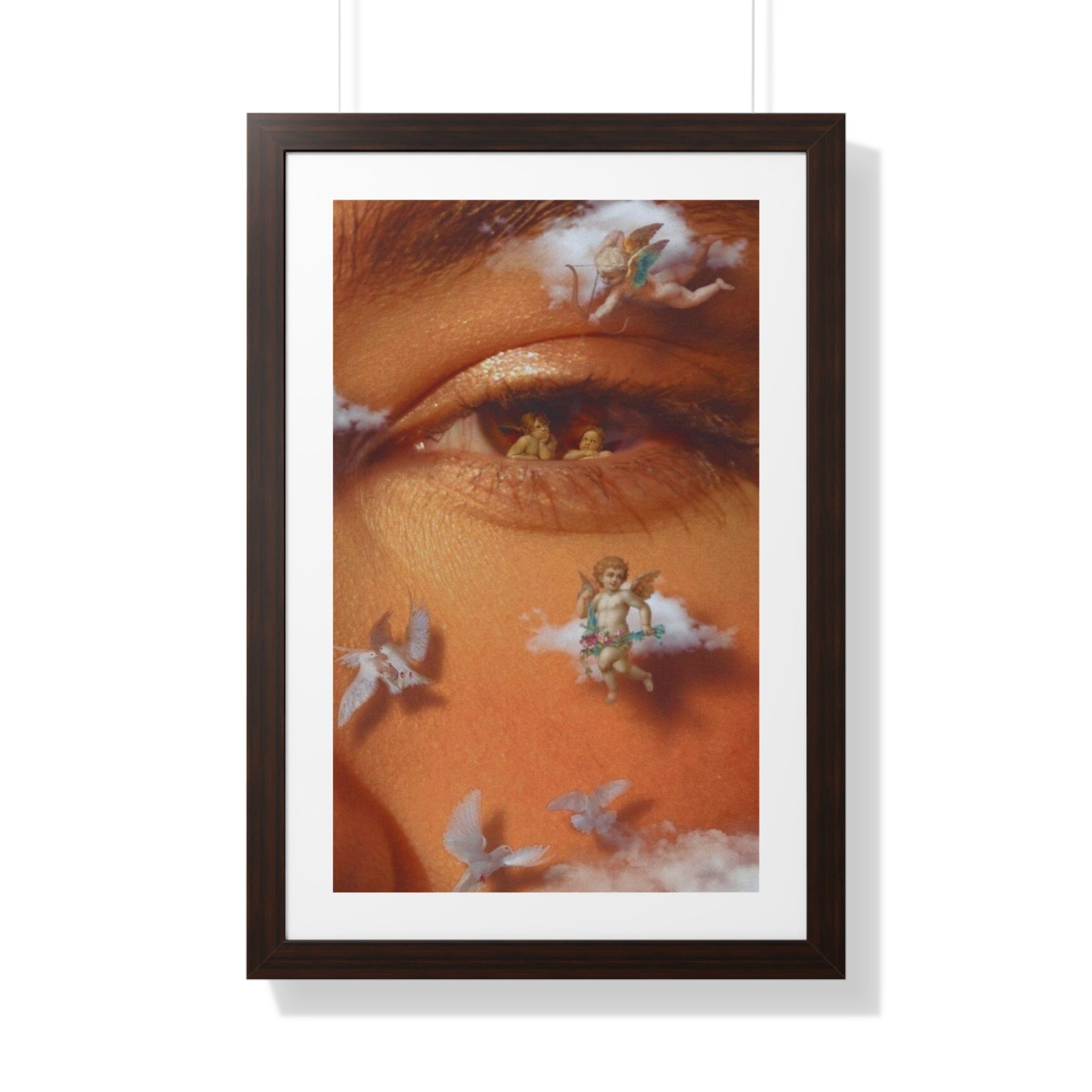 "Angel eyes" Framed Poster