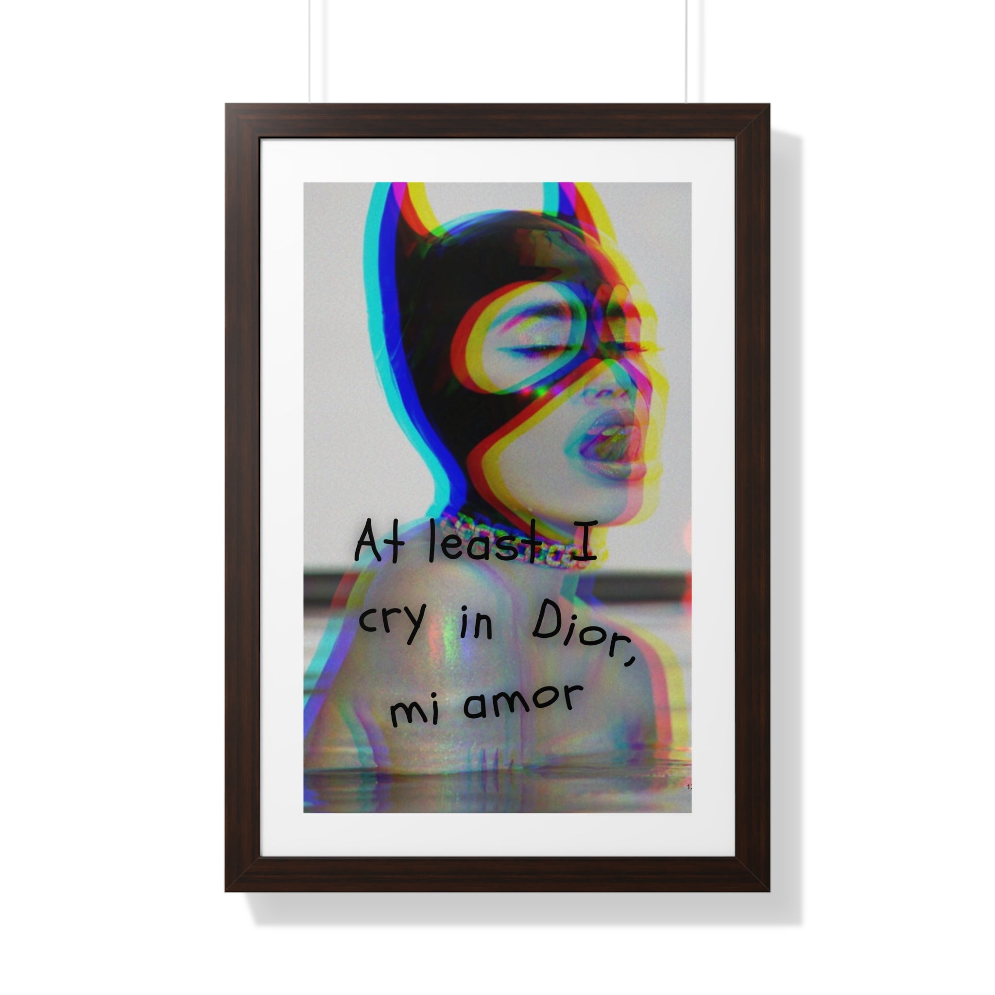 "Mi amor" Framed Poster